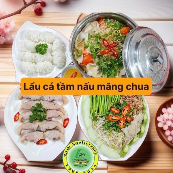 LẨU CÁ TẦM MĂNG CHUA