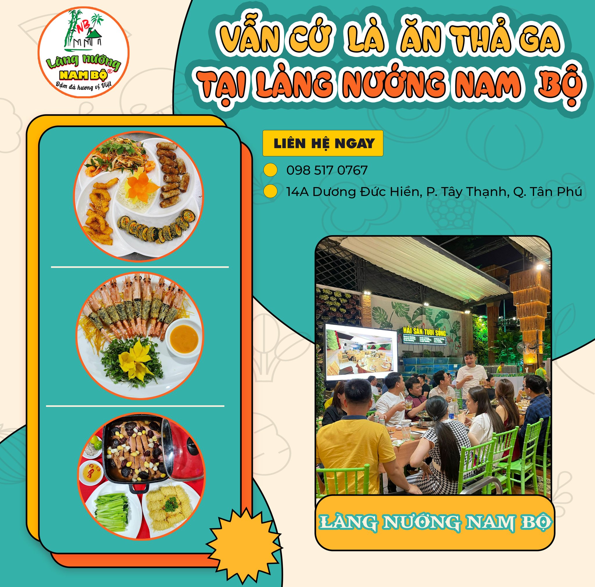 Địa Điểm Nhà Hàng Tân Phú Tổ Chức Tất Niên Công Ty