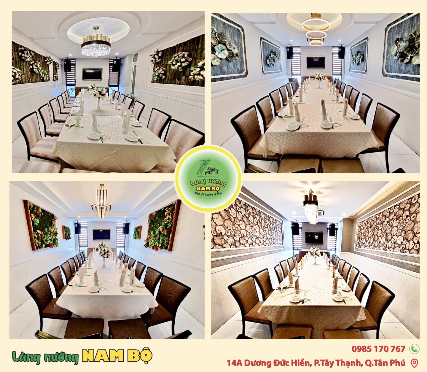 Nhà Hàng Tân Phú Có Phòng Riêng Tổ Chức Hội Họp