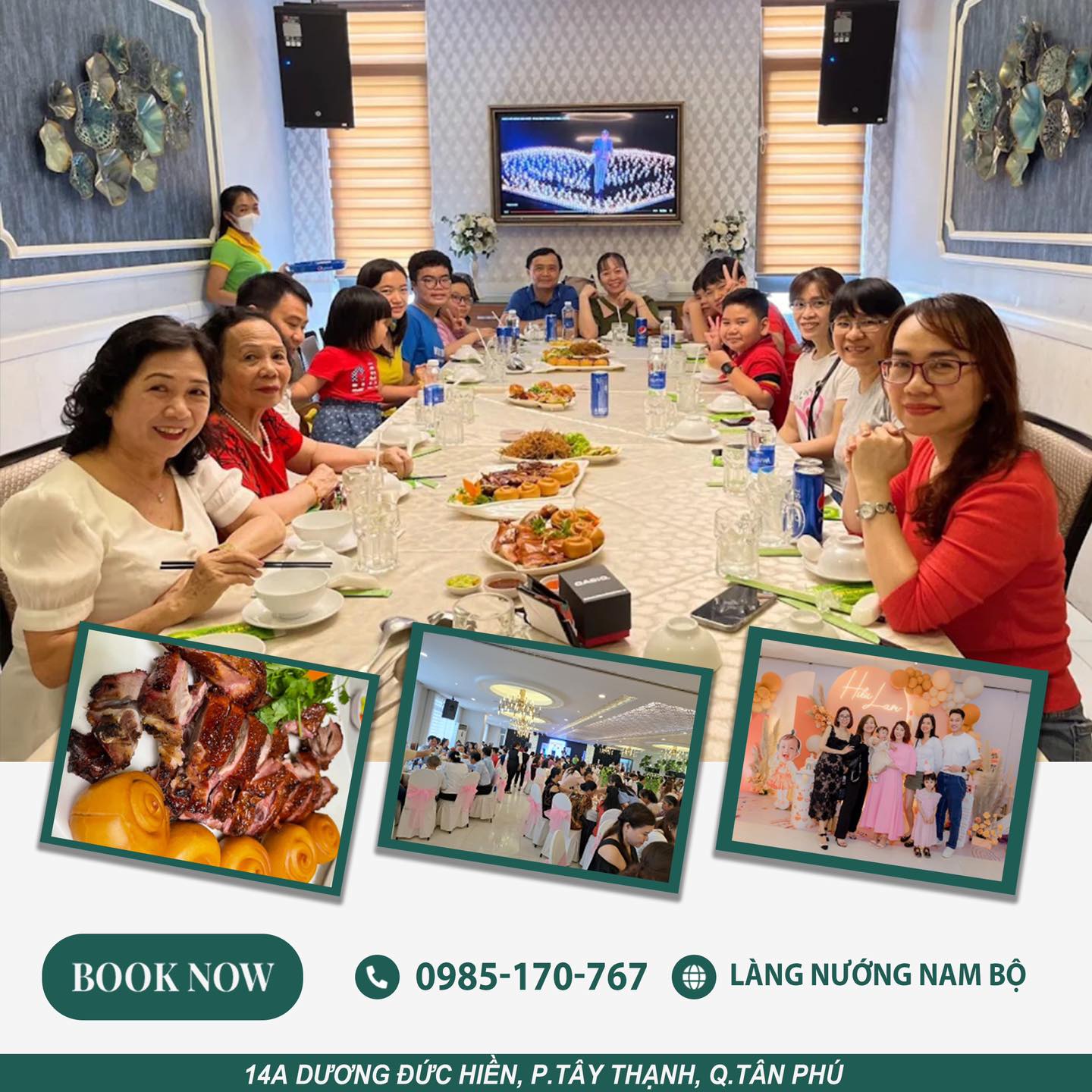 Nhà Hàng Tân Phú Tổ Chức Tiệc Gia Đình Ấm Cúng