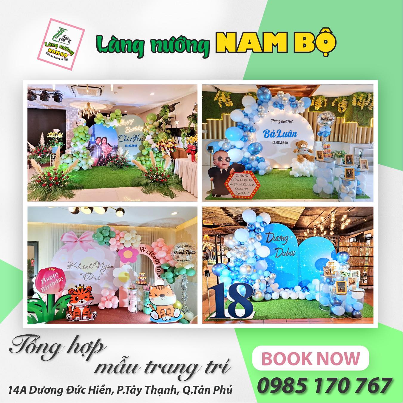 Quán Ăn Tân Phú Đặt Tiệc Sinh Nhật Giá Tốt